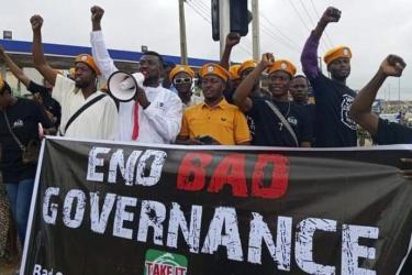 End Bad Governance Nigeria protest